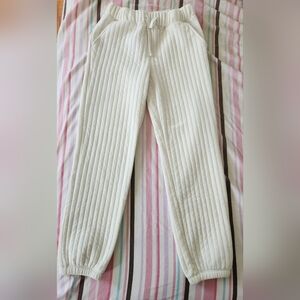 Warm White Sweatpants